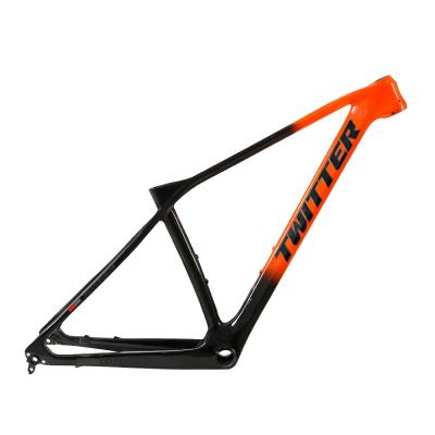 China Twitter PREDATOR XC Lever Carbon Fiber Hardtail Mountain Bike Frame 29 for sale