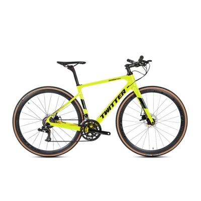 China 700x25C Carbon Fiber Hybrid Bike for sale