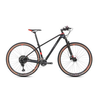 China Carbon Fiber Montain Bike 27.5 29er Warriorpro SHIMANO M6100-12 Speed T900 Disc Brake Adult MTB for sale