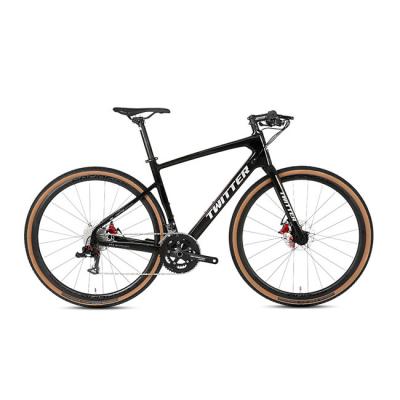 China TWITTER Carbon Fiber Hybrid Bike Wheel Size 700x40C For Racing for sale