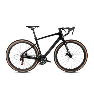 China 48cm Frame Carbon Fiber Gravel Bike 24 Speed Hydraulic Disc Brake for sale