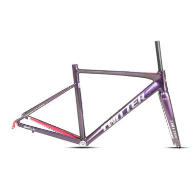 China Lighter 700C Alloy Bicycle Frame , 7075 Aluminum Bike Frame With Rim Brake for sale