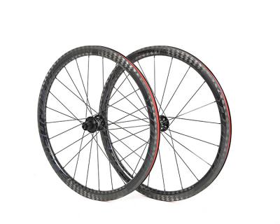 Chine vélo Wheelset, carbone Wheelset de route du carbone 700x25C de 40mm pour la bicyclette à vendre