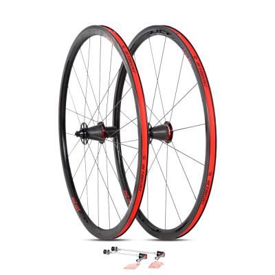 China Carbono Rim Aerodynamic del disco 12K de Wheelset 700C del carbono de TWITTER en venta