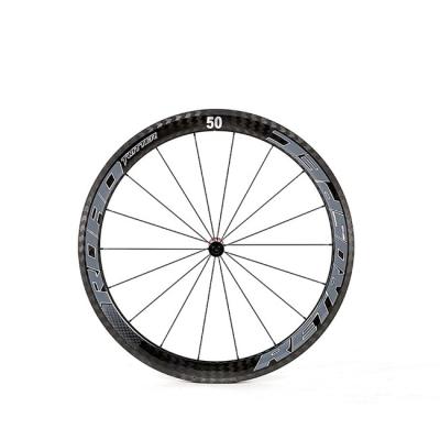 Cina peso leggero ad alta resistenza di larghezza di 12K Rim Carbon Road Bike Wheelset 25mm in vendita