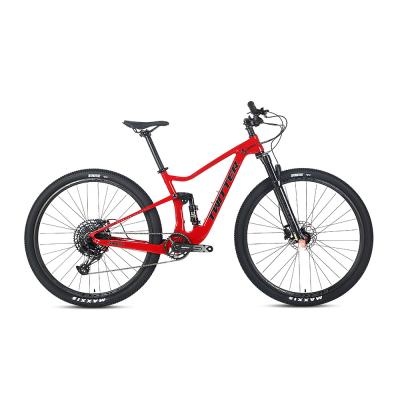 Chine Logo adapté aux besoins du client de vélo de montagne de suspension de fibre du carbone T1000 plein à vendre