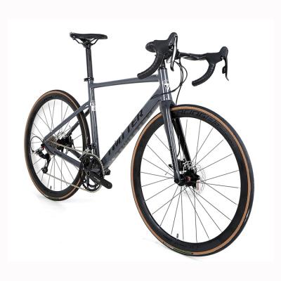 China Aluminium AL7005 22 Speed Road Bike 700C With SRAM RIVAL Disc Brake for sale