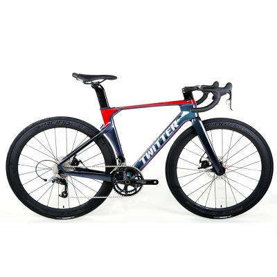 China Hologrphic Handlebar Racing Road Bike Sram Rival 22 Speed 46cm Frame 60TPI for sale