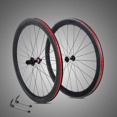 China Correa interna ERC Rim Brake Carbon Wheelset 700C con los aero- DICUT ejes del EXP en venta