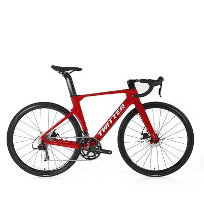 Chine TWITTER R10 Carbon Fiber Road Bike 12x142mm Thru Axle Disc Brake Gravel Bicycle à vendre