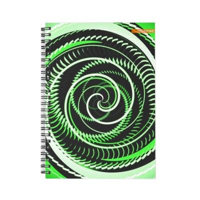 China Custom Colored Single Line Spiral 48 Sheets Quality Assurance Spiral Subject Notebook For Students for sale