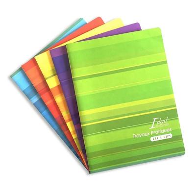 China Notebooks Cheap Recycled French Line Paper Exercise Book for sale