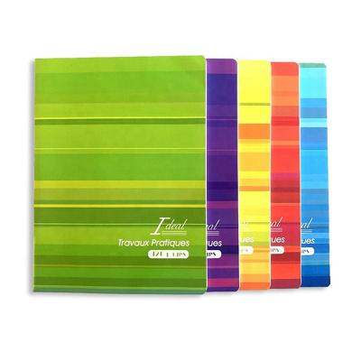 China Fine Printing French Line Of Notebooks 2022 Cheap Clip Exercises For College Students Notebook for sale