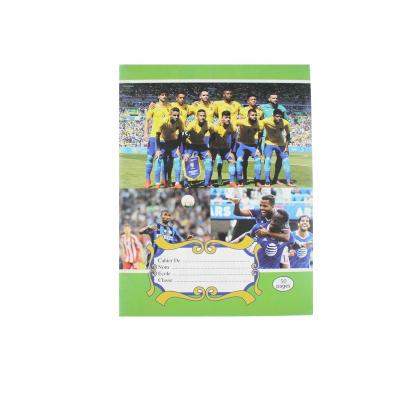 China Writing Football Player French Notebooks Boys Student Exercise Book Schools Printed Paper Printing Exercises for sale