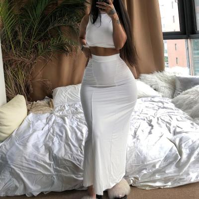 China Breathable 8051 Kim Kardashian Cotton Dress 2 Pieces Sets Matching Sets For Women ClothingTight Casual Home Wear Sexy And Eleg for sale