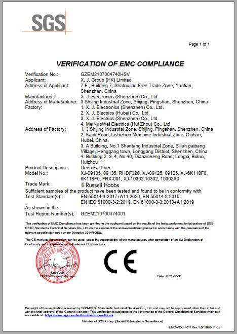 CE - X.J. Group Limited