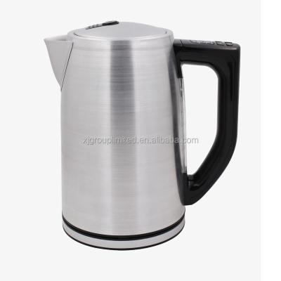 China 360 degree base 12828A home appliance rotation electric kettle with stainless steel cordless kettle and PP handle and control Chinese supplier for sale