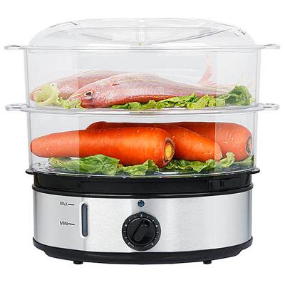 China XJ-10102BO Restaurant Household Electric Table Top Steamer With Cook Fish Meat Rice Vegetable Steamer Indicator Light for sale