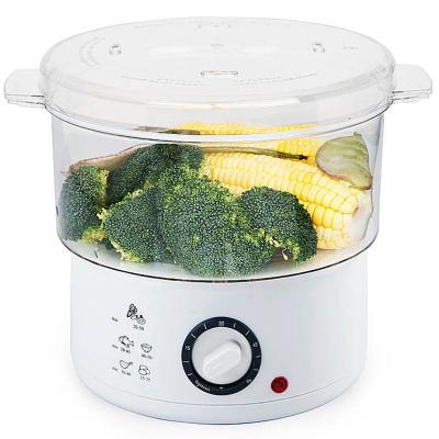 China 2-Layer Portable Cooker With Small Electric Vegetable Steamer Pot for sale