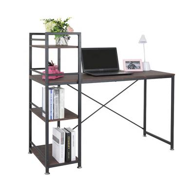 China Factory Supply Adjustable Height Computer Desk Study Table Gaming Desk with Shelf Storage for sale