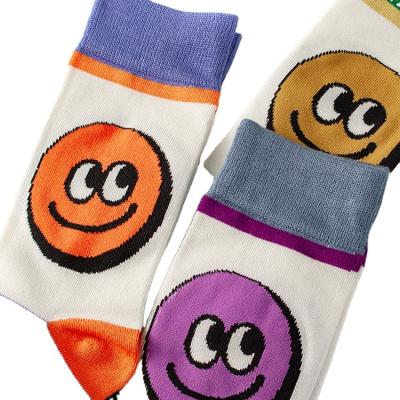 China Anti-fault 2022 the most hot spring and autumn socks simple elastic happy women for sale