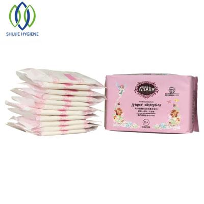 China Super Ultra Thin Biodegradable Wholesale Organic Absorbent Sanitary Pads Private Label Panty Liners for sale