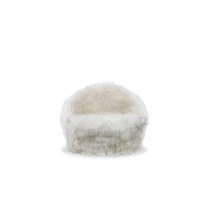 China (Others) 2021 Adjustable Fashionable Fluffy For Bedroom And Living Room Sofa Recliner Lazy Chair Luxury Artik Comfortable Fur Chair for sale