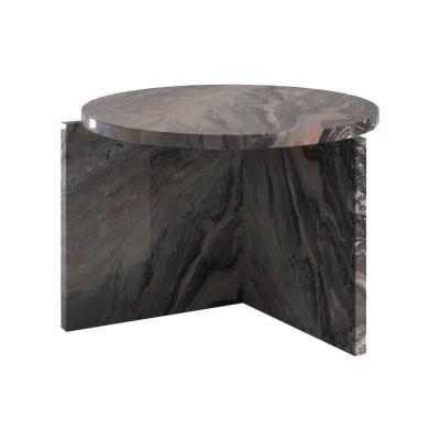 China Customizable Nordic Modern Luxury Marble Table Origin Marble Sofa Designer Sofa Side Table for sale