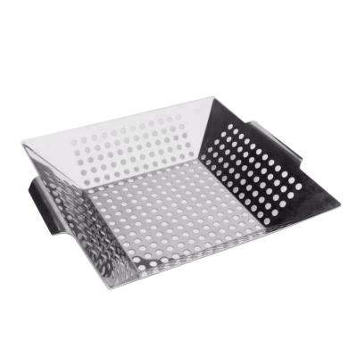 China Corrosion Resistance bbq grill charcoal basket Perfect Vegetable grill basket for All Grills and Veggies for sale