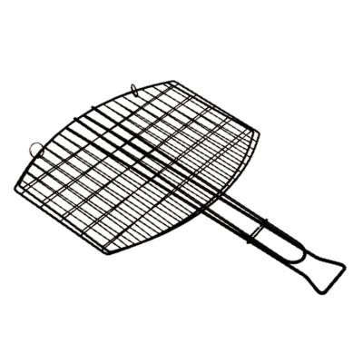 China Easily Cleaned Hot sales camping garden BBQ meat grill basket nonstick coated charcoal grill bbq mesh for sale