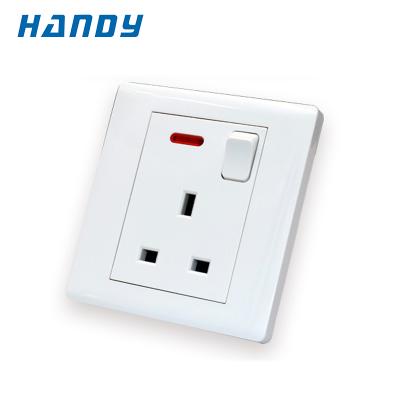 China Touch Screen Light Wall Switch UK Design Touch Wall Switch French Socket For Sale for sale