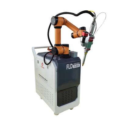 China New Human-robot cooperation MIG welding cobot robot smart productive arc welding 500 for sale