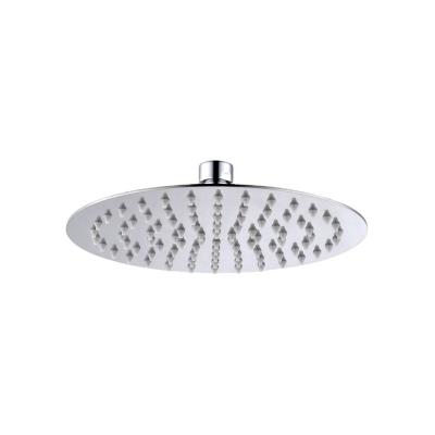 China Modern Round Slim Overhead Shower With Chrome Finish for sale