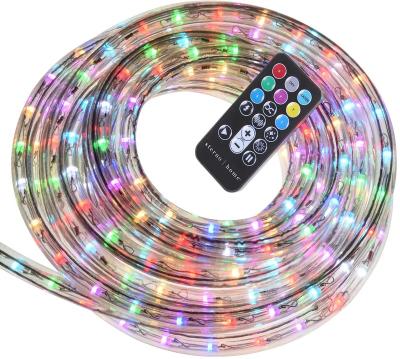 China Hotel outdoor festival decoration RGB led light strip rope lights waterproof for decoration for sale