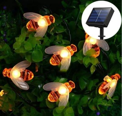 China LANDSCAPE Solar Bee String Lights 20LED Outdoor Waterproof Decor For Garden Christmas Decorations Warm White. for sale