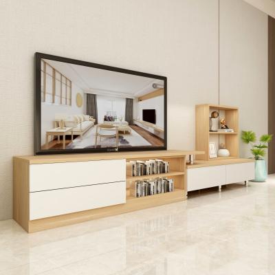 China New Arrival Simple Extendable Storage Cabinet Wooden TV Stand MDF TV Stand Table With Durable Base For Sale for sale