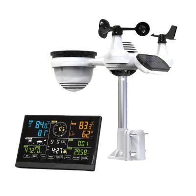 China LCD Display Wireless Automatic Weather Station Wireless Forecast Station For Forecasting for sale