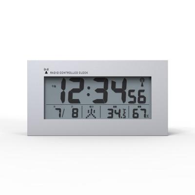 China 148x82x40mm Electric Table Clock Calendar Temperature And Humidity Led Clock for sale