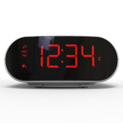 China Multifunctional Digital Desk Clock Modern LED USB Multi Time Zone Digital Clock for sale