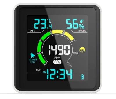 중국 소음 경보 공기 질 측정기 가정용 고민성 CO2 모니터 DC 5V 판매용