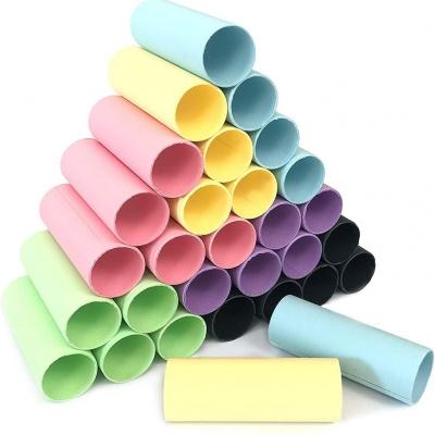 China Recycled Materials Colorful cardboard tube kindergarten creative DIY educational building materials for sale