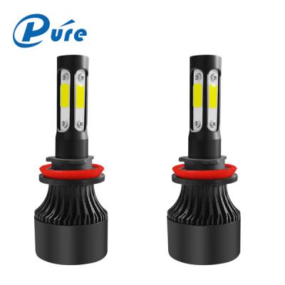 China Universal Led Car Light 9-36V 9005 HB3 H10 9006 HB4 H7 H8 H9 H11 6000K S2 6000LM Headlight Bulbs Bulbs for sale