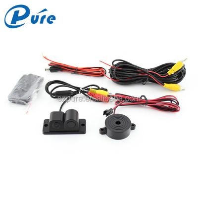 China Assist 2 in 1 electromagnetic parking sensor with car camera, two parking sensors reversing camera with parking sensor for sale