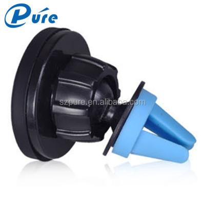 China Factory Wholesale New Design Universal 360 Degree Rotating Air Vent Magnet Car Holder For Mobile Phones for sale