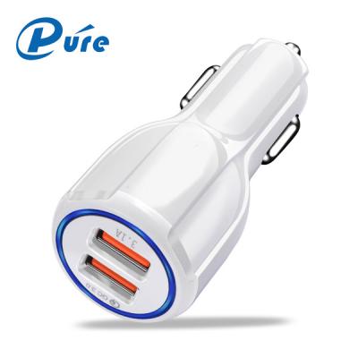 China For Most Of The High Quality Auto Car Charger Colorful USB Dc Output Auto Adapter For Mobile Phone Car Charger for sale