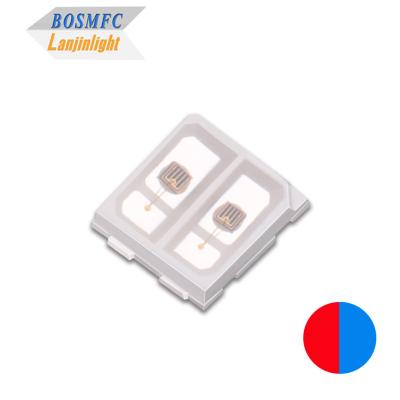 China Bi Color SMD LED 3030 Red & Blue Light Multi Function light diode for sale