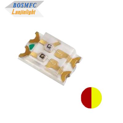 China Anti Static Bi Color 0805 SMD LED Chip  2012 deep Red 660nm & Yellow Light for sale