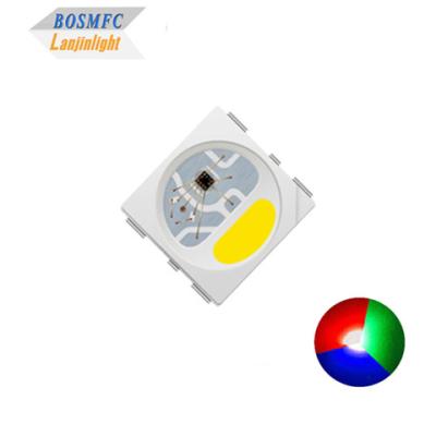 Chine IC KS6812 intégré PLCC6 5050 RGBW LED Chip Magic Lights Pour la décoration à vendre