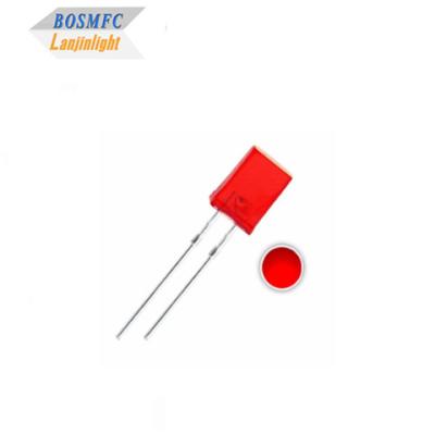 China 1.8V-2.4V LED Red Through Hole LED 2x5x7mm Indoor Lighting LED Diode for sale