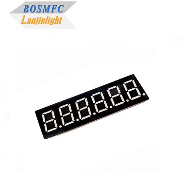 China Electronics 7 Segment Display White 0.36 Inch 6 Digits Durable for sale